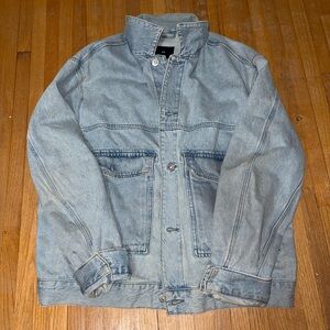 H&M Light Blue Denim Shirt Jacket